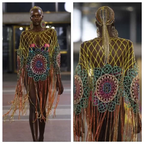 Rave outfits - Super Luxury Hollow Crystal Body Chain Women