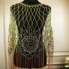Rave outfits - Super Luxury Hollow Crystal Body Chain Women
