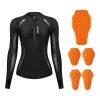 Women's Motorcycle Soft Armor Jacket with Removable CE Certified Protective Pads