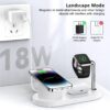 MagSafe magnetic suction three-in-one charger suitable for Apple mobile phone 15w wireless charging