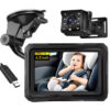 4.3 inch private model car baby monitor mirror HD 1080P