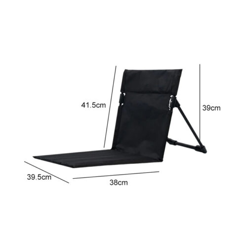 Foldable Camping Chair Outdoor Lazy Chair with Backrest