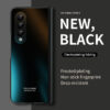 Suitable for Samsung Fold5 phone case ZFOLD4 folding screen solid color electroplating