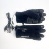USB electric fishing gloves, 5-finger fully heated winter warm gloves, bare finger touch screen sports