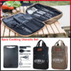 Camping Kitchen Set 8pcs Outdoor Cookware Kit Stainless Steel Travel Set And Utensil Organizer Storage bag