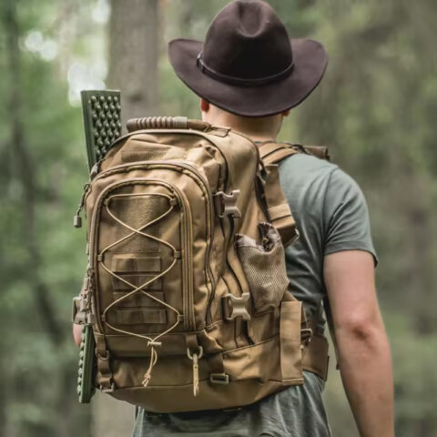 Rugged Backpack 65L Men's Outdoor Tactical Backpack: large - capacity