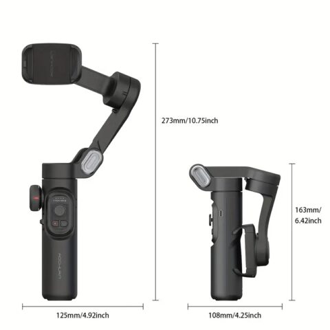 Axis Handheld Stabilizer Foldable for all Smartphone Cellphone Video Record Vlog