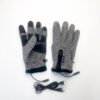 USB electric fishing gloves, 5-finger fully heated winter warm gloves, bare finger touch screen sports
