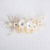 Queenco Gold Bridal Hair Comb Pearl Beads Wedding Hair Accessories