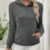 Pearl Butterfly Long Sleeve Hoodie