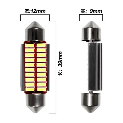Festoon 31mm 36mm 39mm 42mm LED Bulb Super Bright Auto Interior Doom Lamp Car Styling Light