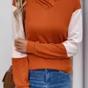 Contrast Long Sleeve Hoodie