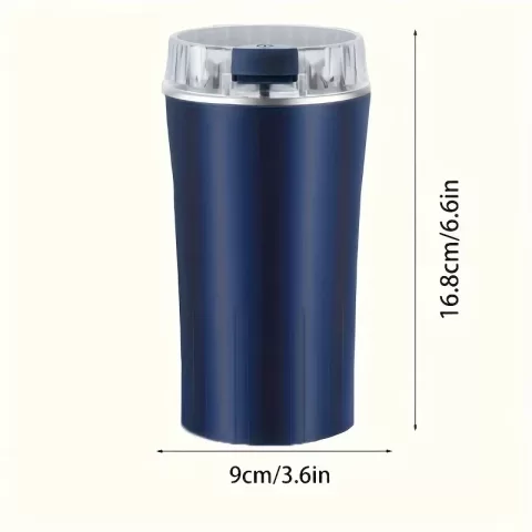 Electric Coffee Bean Grinder Multifunctional with One-Press Control Food Processor Blender for Espresso Nuts Grains Easy Clean