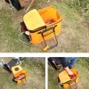 Portable EVA Fishing Bag Collapsible Fishing Bucket Live Fish Box Camping Water Container Pan Basin Tackle Storage Bag