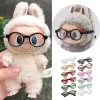 Labubu Glasses 6.5Cm Transparent Plastic Glasses for 1/8 1/6 1/3 1/4 BJD for Labubu MSD SD Plush for EXO Doll Sunglasses