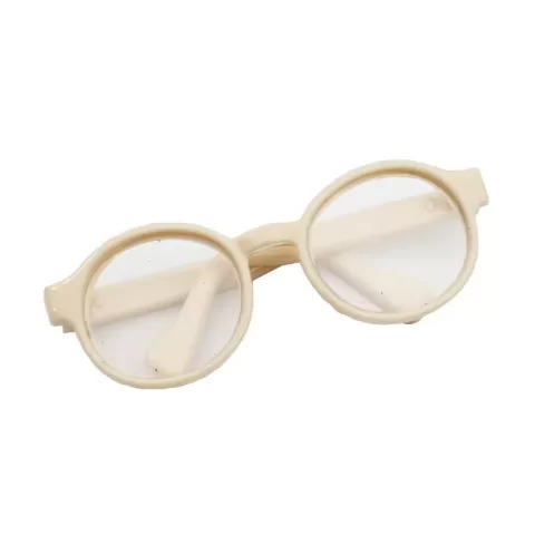 Labubu Glasses 6.5Cm Transparent Plastic Glasses for 1/8 1/6 1/3 1/4 BJD for Labubu MSD SD Plush for EXO Doll Sunglasses