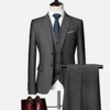 Mens Multi Color Casual Formal Suit Three Pieces Set Formal Wedding Tuxedos Business Party Prom Suit