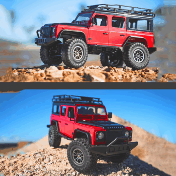 D110 RC Climbing Car 1/14 4WD Remote Control Off-Road Vehicle 2.4G Radio Remote Control High Speed ​​Climbing Car Model Boy Toy