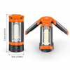 Folding Camping Light LED Work Light Multifunctional Rechargeable Camping Lantern Portable Camping Light for Adventure Fishing