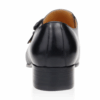 Mens Formal Male Shoe Side Buckle Leather Shoes Pointed Toe Bullock Carving Classic Style Classic Gentleman Formal Wear Pointed
