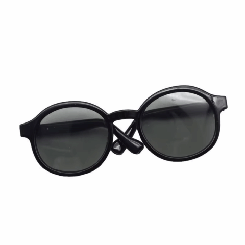 Labubu Glasses 6.5Cm Transparent Plastic Glasses for 1/8 1/6 1/3 1/4 BJD for Labubu MSD SD Plush for EXO Doll Sunglasses