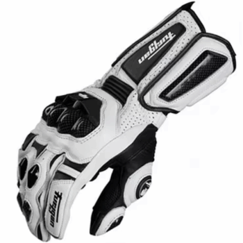 Genuine Leather Motorcycle Gloves Men'S Windproof Outdoor Riding Motocross Gloves Touch Screen Motociclismo Protective Equipment