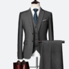 Mens Multi Color Casual Formal Suit Three Pieces Set Formal Wedding Tuxedos Business Party Prom Suit