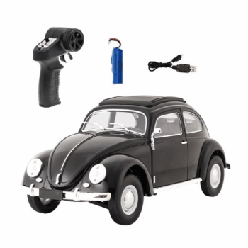 WPL D62 Mini 2.4G Retro Beetle Remote Control Car Simulation Hardtop Sedan Model Rc Climbing Car Toys for Boys Gift ﻿