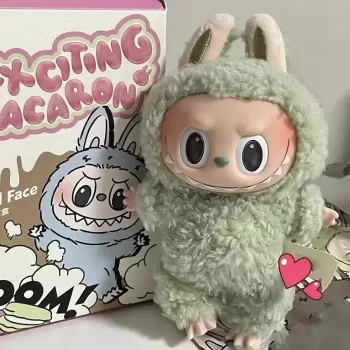 2Nd Generation Monster Labubu Sitting PVC Labubu Series Blind Box Labubu Series Labubu Macaron Keychain Birthday Holiday Gift