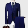 Mens Multi Color Casual Formal Suit Three Pieces Set Formal Wedding Tuxedos Business Party Prom Suit