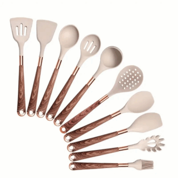 Elegant Silicone Cooking Utensil Set