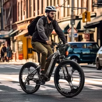 Electric Bicycle Mountain Bike 250W 48V 14A E-Bike 7-Speed E-Bike Adult Men'S Electric Mountain 672Wh Lithium