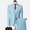 Mens Multi Color Casual Formal Suit Three Pieces Set Formal Wedding Tuxedos Business Party Prom Suit