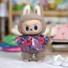 17Cm Labubu Doll cute Mini Clothes Outfit Accessories Denim Jumpsuit Dress Diy Labubu Doll Clothes