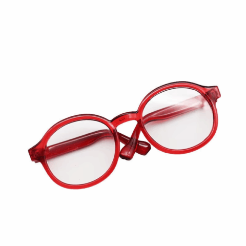 Labubu Glasses 6.5Cm Transparent Plastic Glasses for 1/8 1/6 1/3 1/4 BJD for Labubu MSD SD Plush for EXO Doll Sunglasses