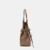 Nicole Lee USA Side Braided Tassel Inlaid Rhinestone Embroidery Hobo Bag