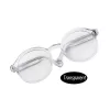 Labubu Glasses 6.5Cm Transparent Plastic Glasses for 1/8 1/6 1/3 1/4 BJD for Labubu MSD SD Plush for EXO Doll Sunglasses