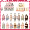 2Nd Generation Monster Labubu Sitting PVC Labubu Series Blind Box Labubu Series Labubu Macaron Keychain Birthday Holiday Gift