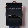 Lamborghini Huracan LP5802 Tinplate Sign Car Metal Poster Bedroom Decoration Room Metal Sign for Garage Wall Art Decoration Home