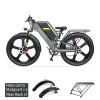 26Inch Electric Bike off Road Mountain Bike Electric Motorcyle Fat Bike E Bike 1500W 48V 25Ah Removabel Battery