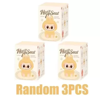 2Nd Generation Monster Labubu Sitting PVC Labubu Series Blind Box Labubu Series Labubu Macaron Keychain Birthday Holiday Gift