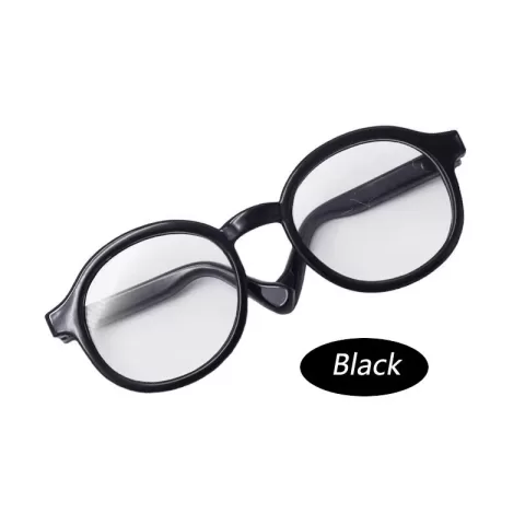 Labubu Glasses 6.5Cm Transparent Plastic Glasses for 1/8 1/6 1/3 1/4 BJD for Labubu MSD SD Plush for EXO Doll Sunglasses