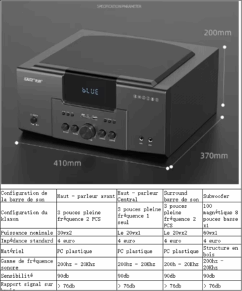 5.1 Home Theater Sound Set Home KTV Living Room TV Sound System