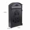 Antique Style Lockable Aluminum Letter Box