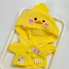 Mini Doll'S Clothes Outfit Accessories for Korea Kpop Exo 15-17Cm Labubu Idol V1 V2 Green Yellow Raincoat Hat Set Clothing Gift