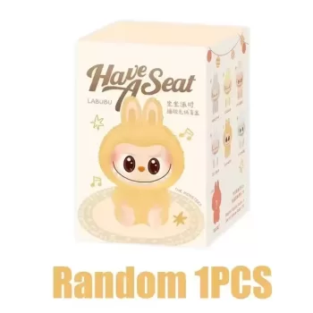 2Nd Generation Monster Labubu Sitting PVC Labubu Series Blind Box Labubu Series Labubu Macaron Keychain Birthday Holiday Gift