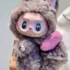 2024 Butterfly Eyes Change Baby 1:1 Labubu Second Creation Change Baby Bear Labubu Big Bow Cute Doll Girls Toy Festival Gift