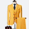 Mens Multi Color Casual Formal Suit Three Pieces Set Formal Wedding Tuxedos Business Party Prom Suit