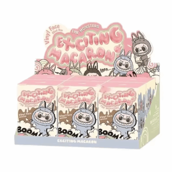 2Nd Generation Monster Labubu Sitting PVC Labubu Series Blind Box Labubu Series Labubu Macaron Keychain Birthday Holiday Gift