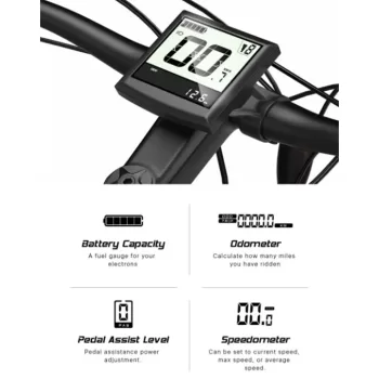 Electric Bicycle Mountain Bike 250W 48V 14A E-Bike 7-Speed E-Bike Adult Men'S Electric Mountain 672Wh Lithium